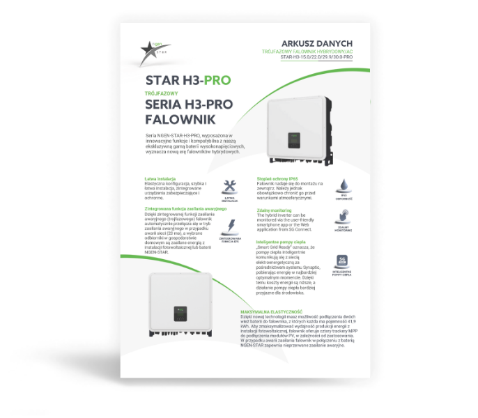 Ngen Star Falownik H3-PRO