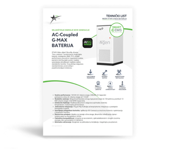 G-MAX Baterija