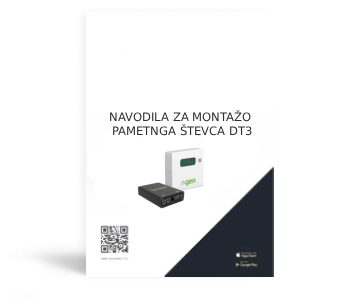 Navodila za montažo pametnega števca DT3
