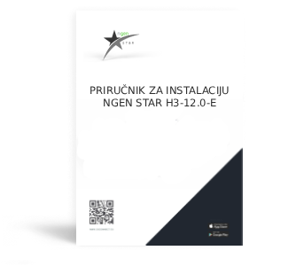 Priručnik za instalaciju (NGEN mjerač) NGEN STAR-H3-12.0-E